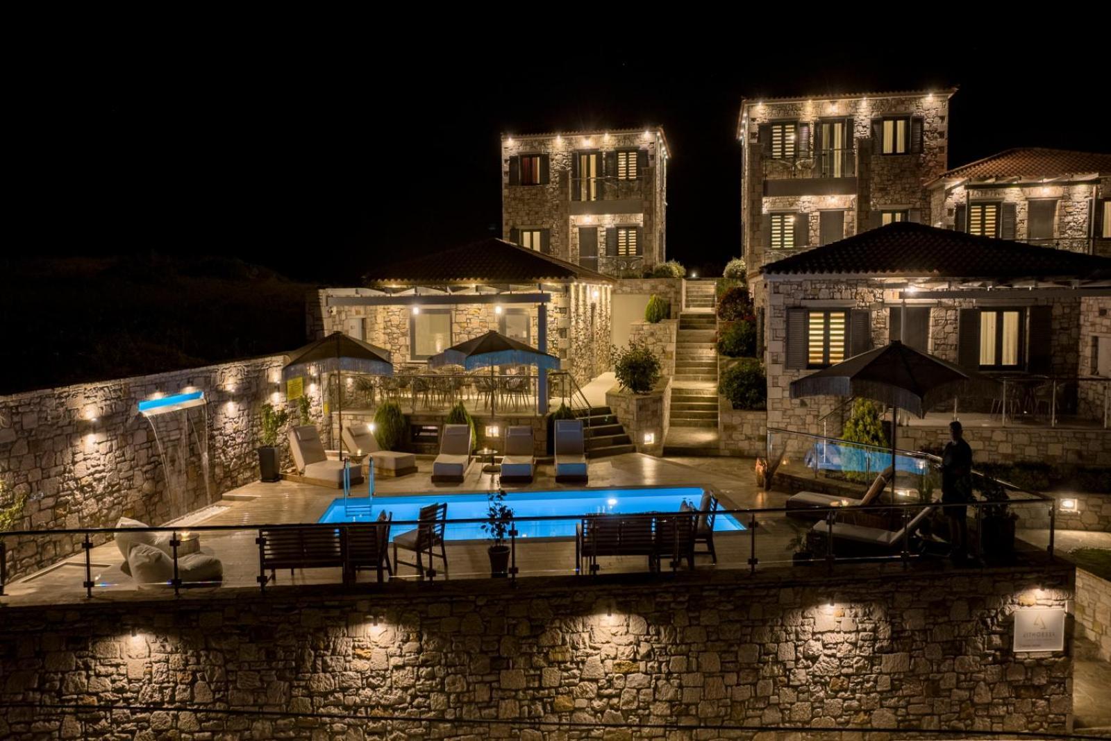 Lithoessa Luxury Apartments Agios Ioannis Kaspaka 외부 사진
